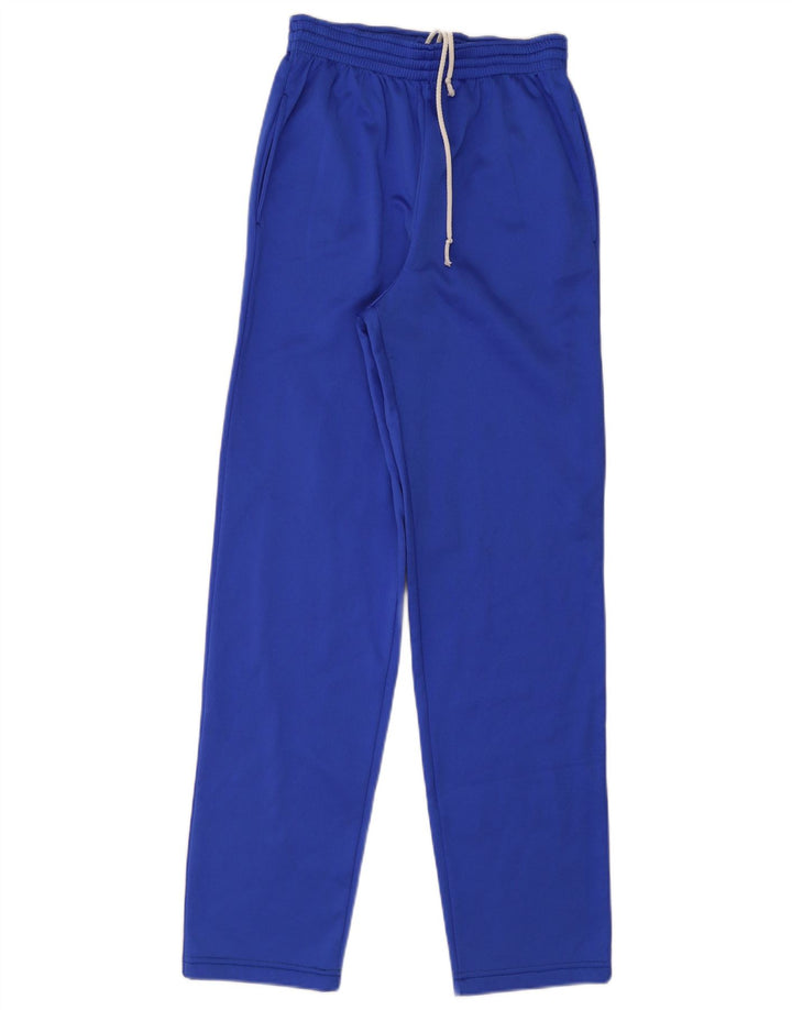 Pantaloni da tuta vintage da uomo in poliammide blu medio