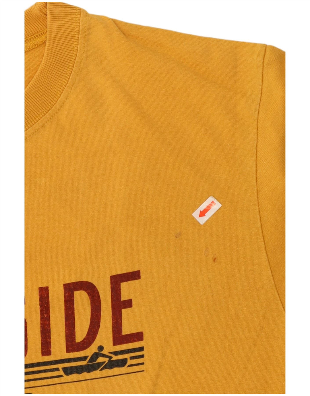 T-shirt grafica da uomo Meltin' Pot in cotone giallo medio