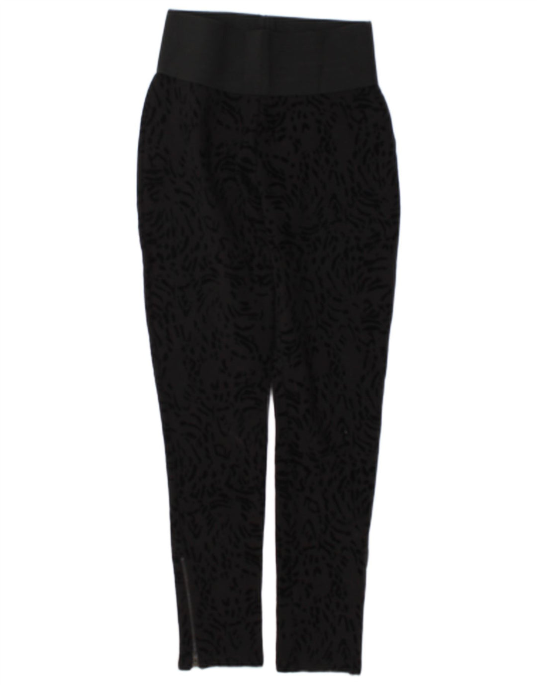 Leggings Zara da donna UK 12 medio nero stampa animalier