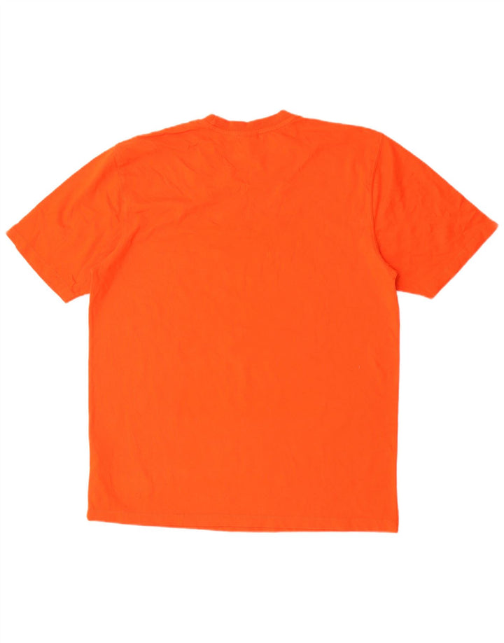 T-shirt grafica da uomo Russell Athletic Top in cotone arancione medio