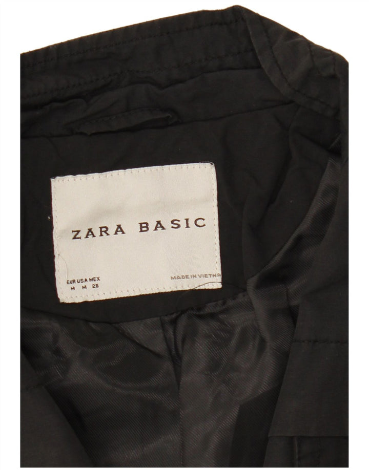 Giacca militare Zara da donna UK 12 media nera