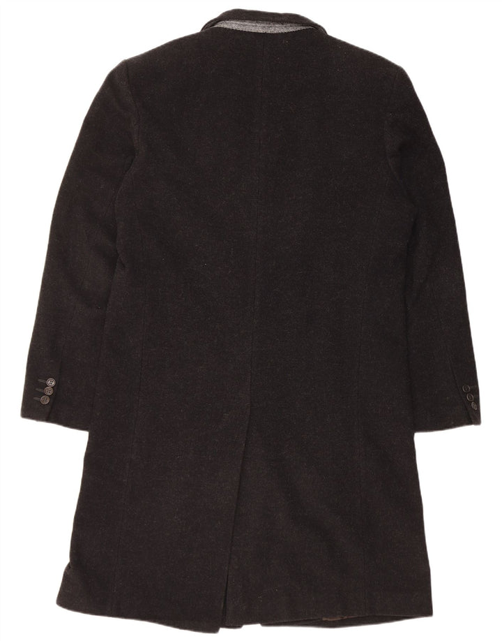 Cappotto da uomo Marks & Spencer UK 36 piccolo in lana grigia
