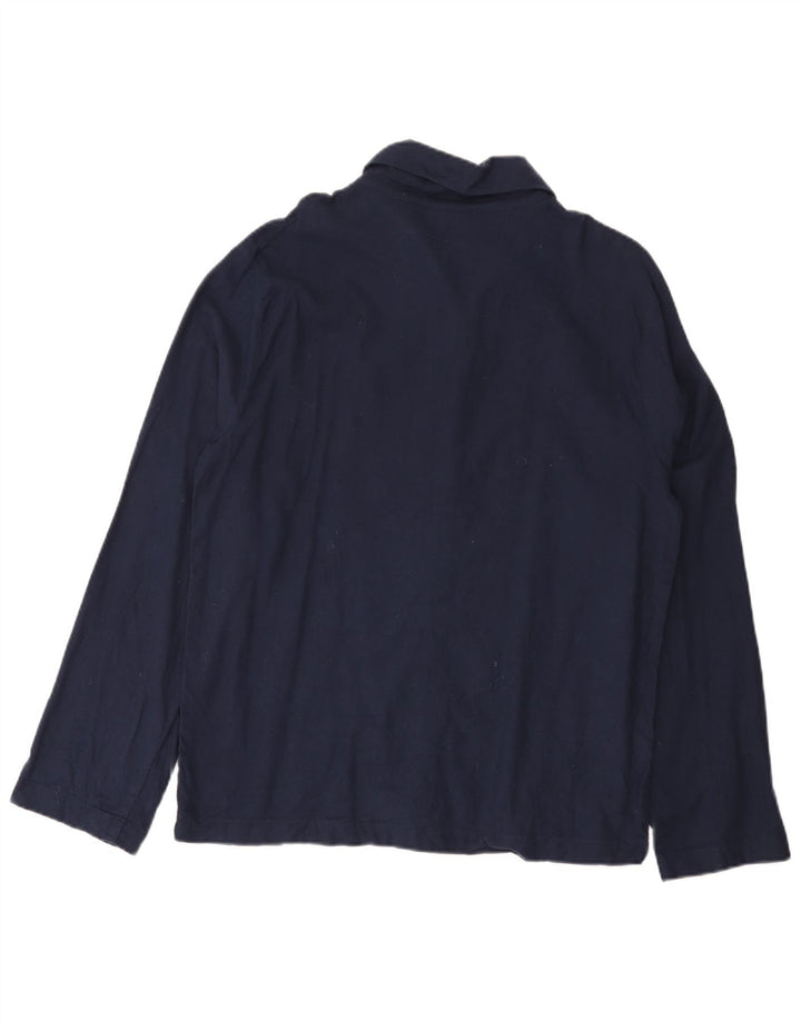 Camicia da uomo Calvin Klein in cotone blu navy medio