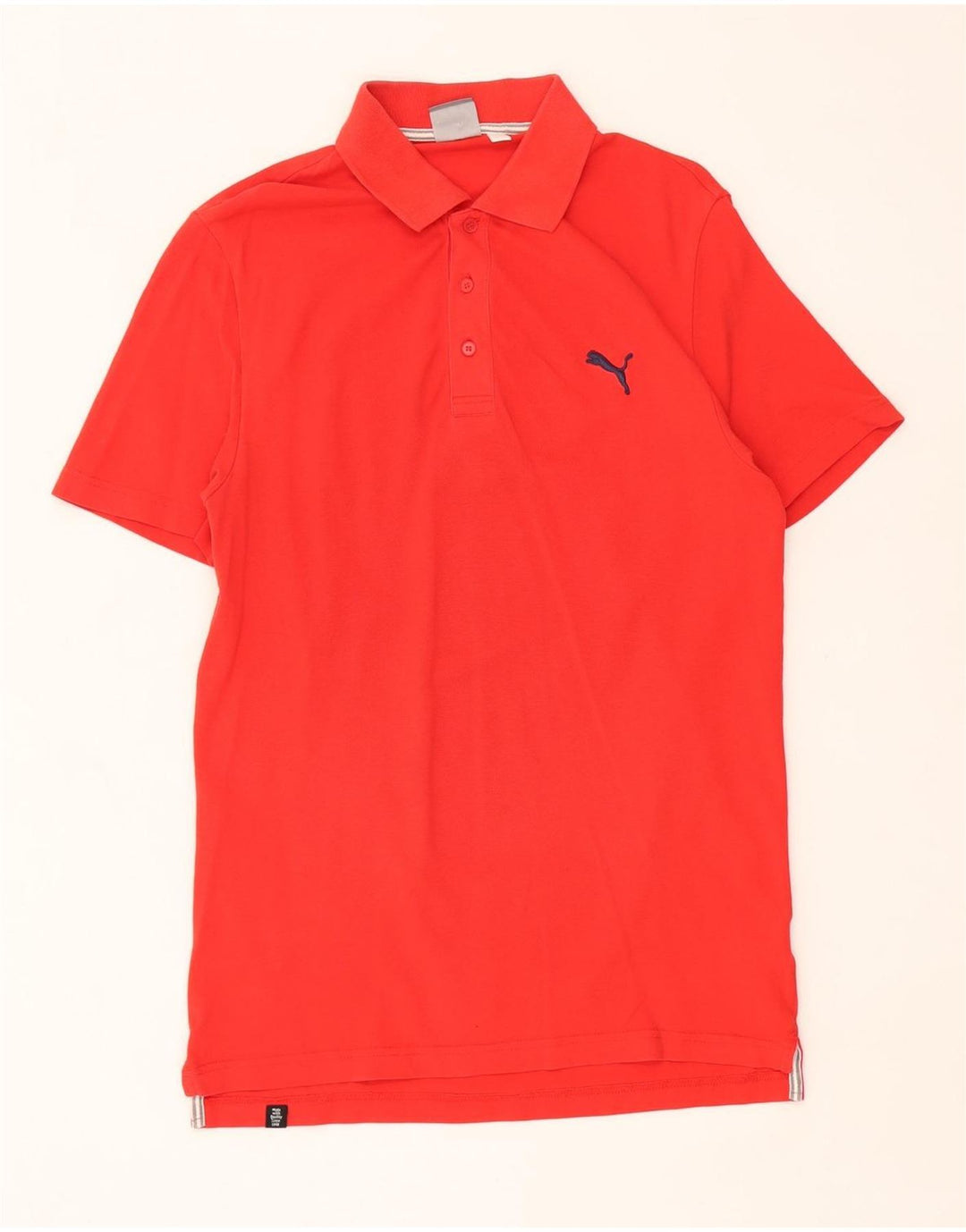 Polo da uomo Puma Small rossa in cotone