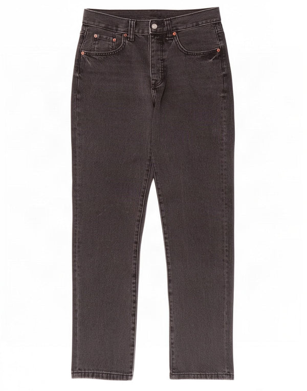 Jeans slim a vita alta da uomo Zara EU 38 piccoli W30 L30 neri