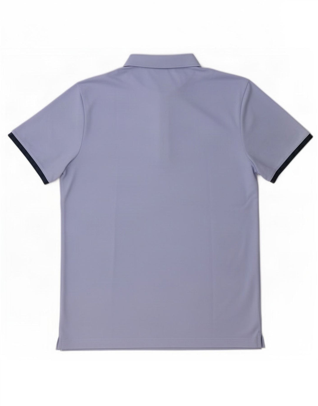 Polo Adidas da uomo in poliestere a righe viola medio