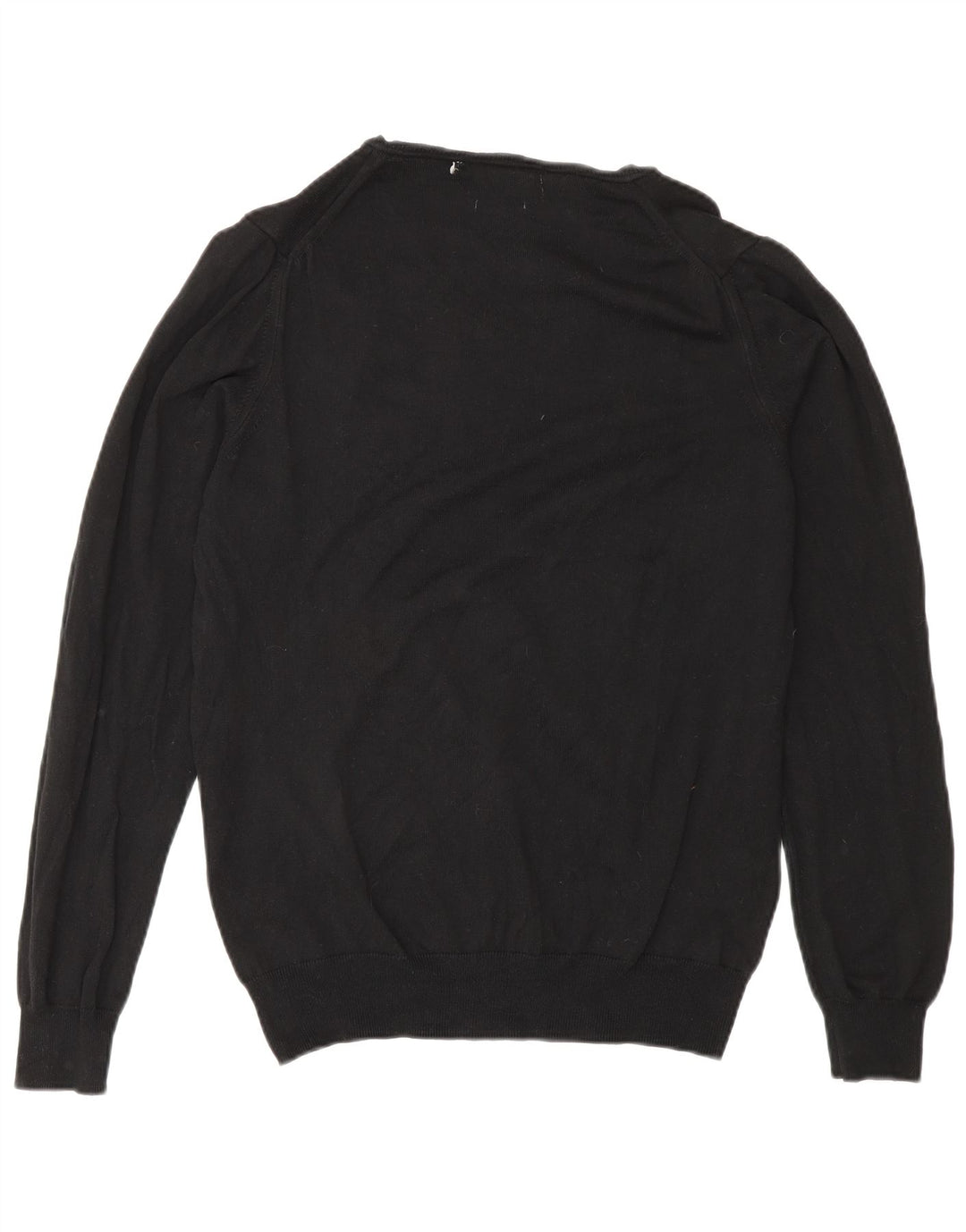Maglione Zara da uomo con scollo a V nero medio