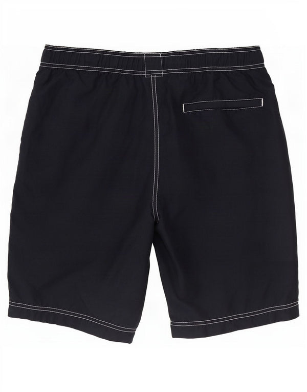 Pantaloncini da bagno grafici da uomo Superdry grandi blu navy