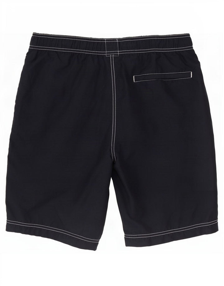 Pantaloncini da bagno grafici da uomo Superdry grandi blu navy