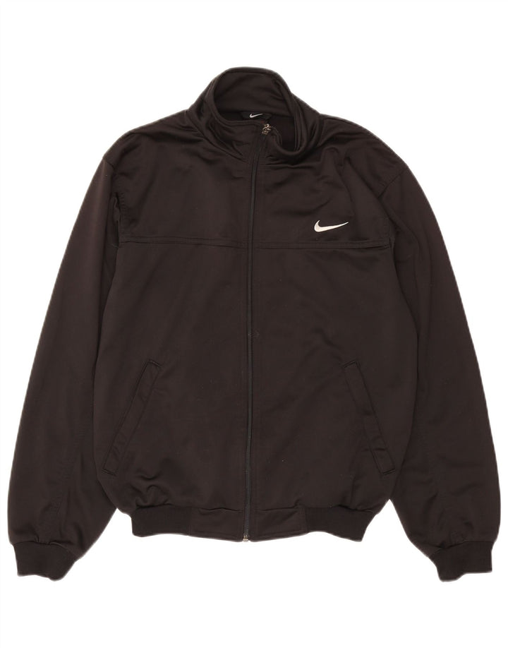 Giacca da ginnastica grafica da uomo Nike UK 34/35 XS poliestere nero