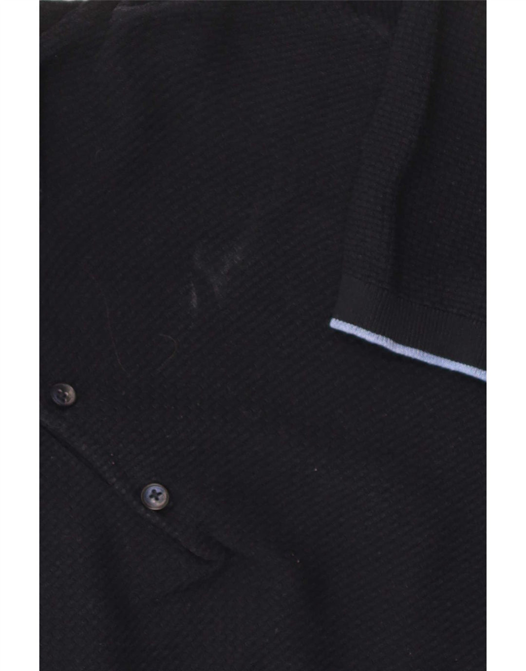 Polo da uomo Massimo Dutti grande in cotone blu navy