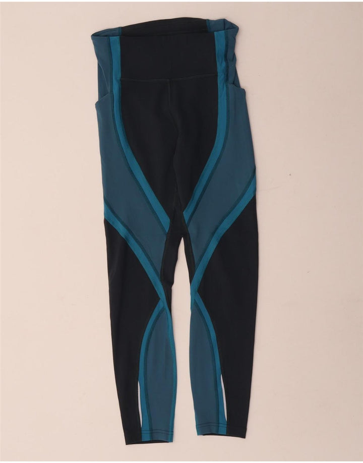 Leggings da donna Lululemon US 4 Small Blu Colourblock Nylon