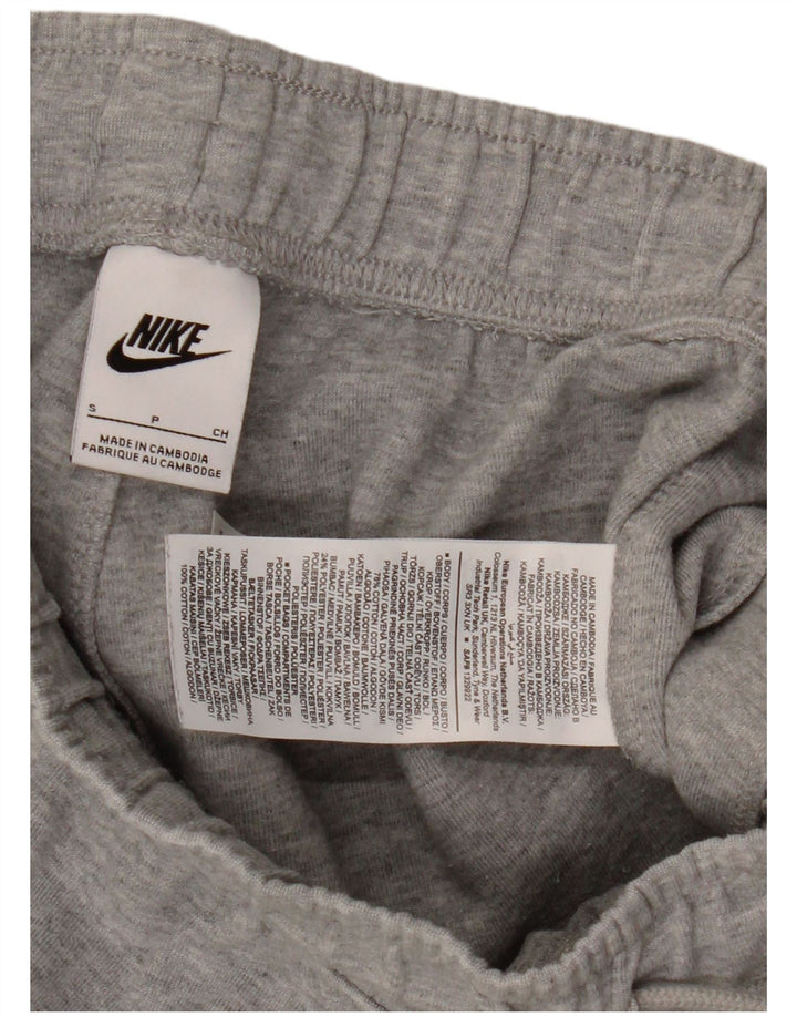 Pantaloni da tuta da uomo Nike Joggers piccoli in cotone grigio