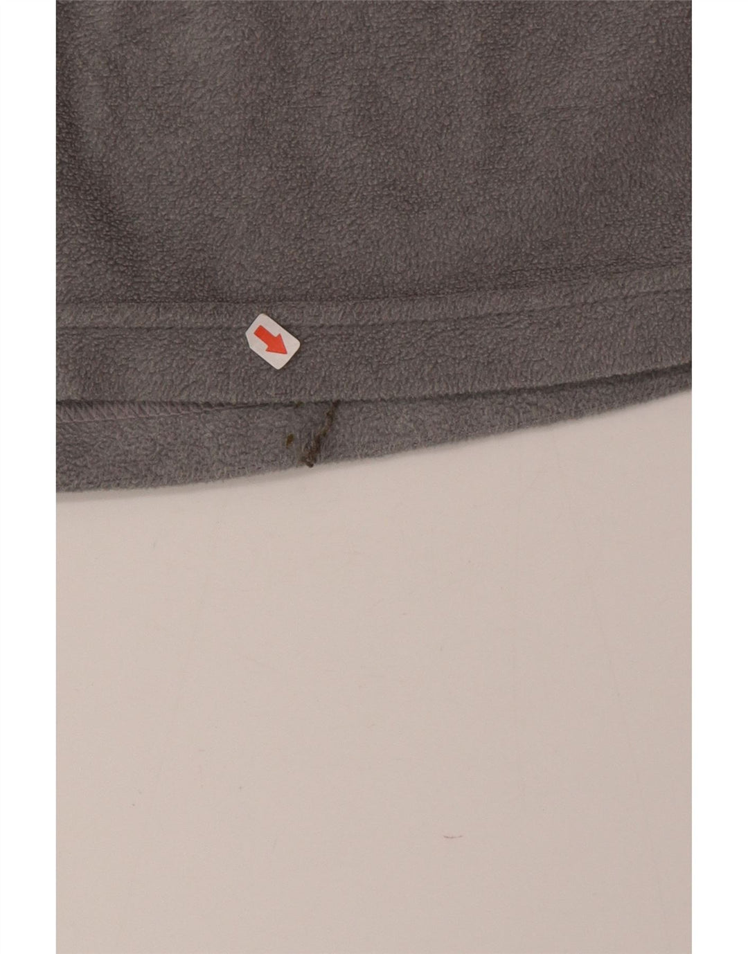 Maglione in pile da uomo con zip e collo Invicta, grande, in poliestere grigio