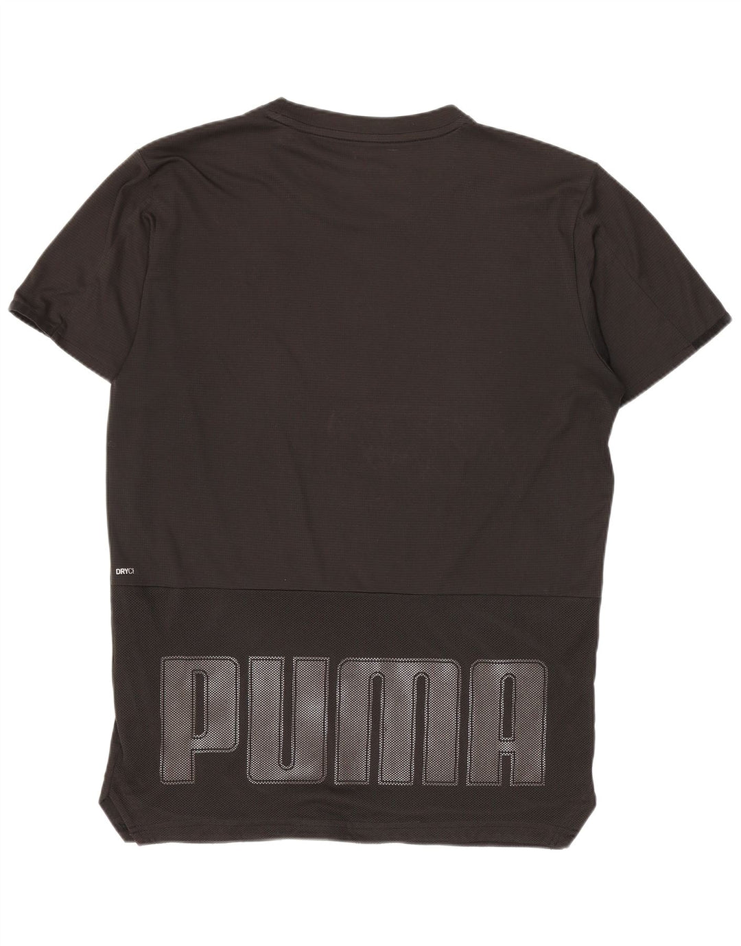 Puma T-shirt grafica da uomo Top piccola sportiva in poliestere nero