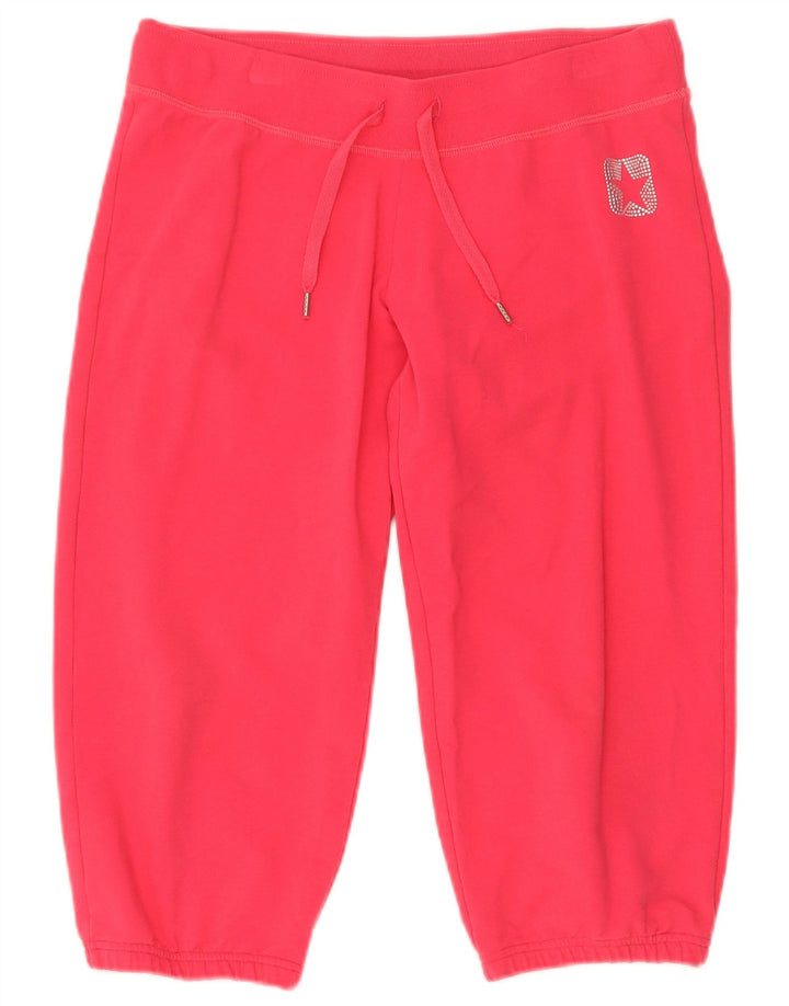 Pantaloncini sportivi Converse da donna Bermuda UK 12 cotone rosa medio