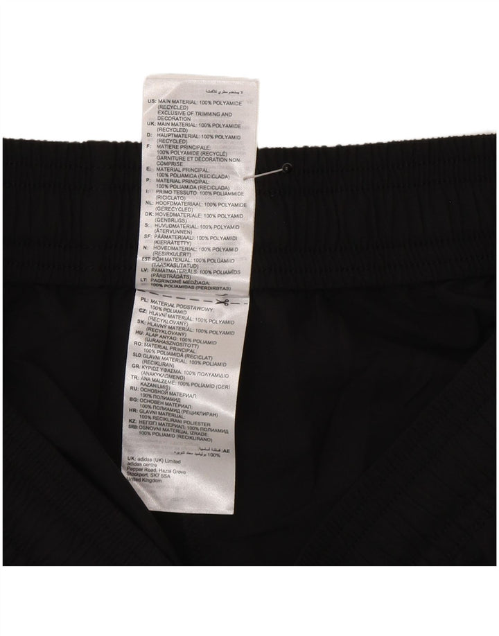 Pantaloncini sportivi Adidas da uomo con grafica media in poliestere nero
