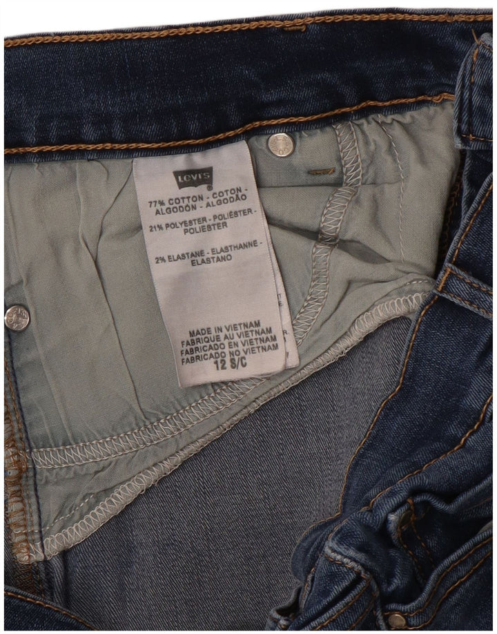 LEVI'S Jeans 512 Bootcut da donna US 12 Large W32 L30 Blu