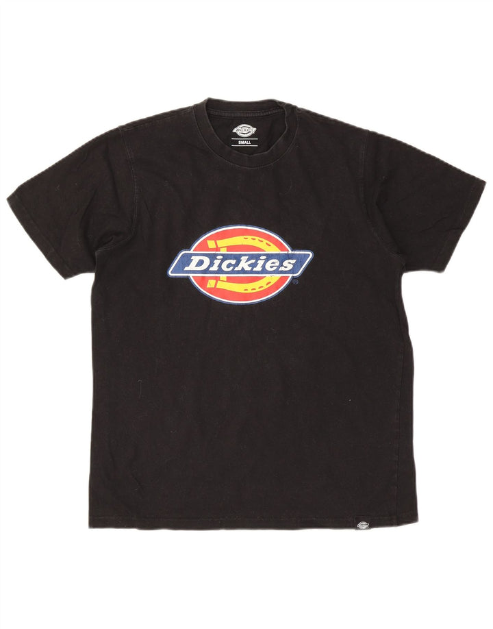 T-shirt grafica da uomo Dickies Top piccola in cotone nero