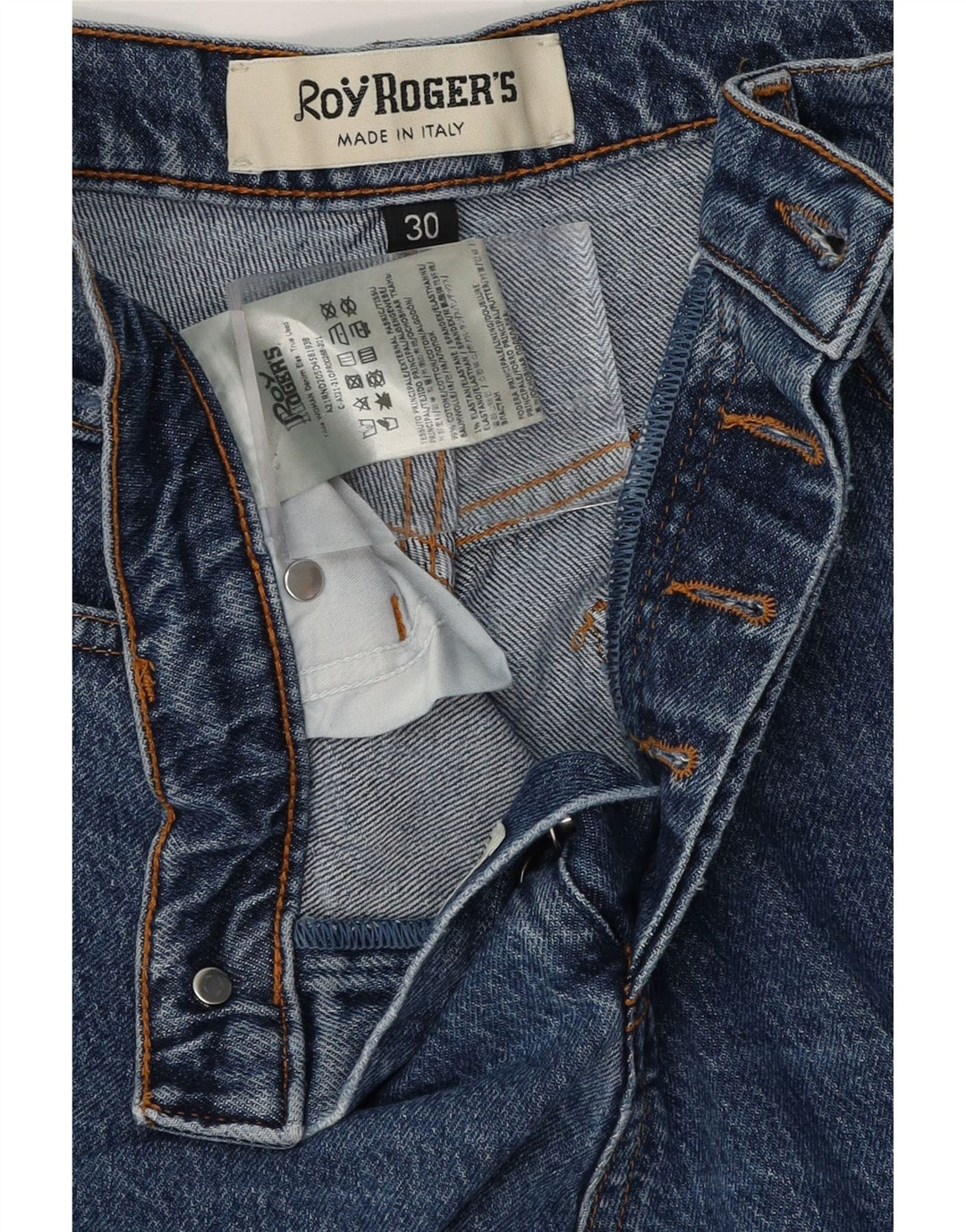 ROY ROGERS Womens Straight Jeans W30 L26 Blue Cotton Vintage Roy Rogers and Second-Hand Roy Rogers from Messina Hembry 