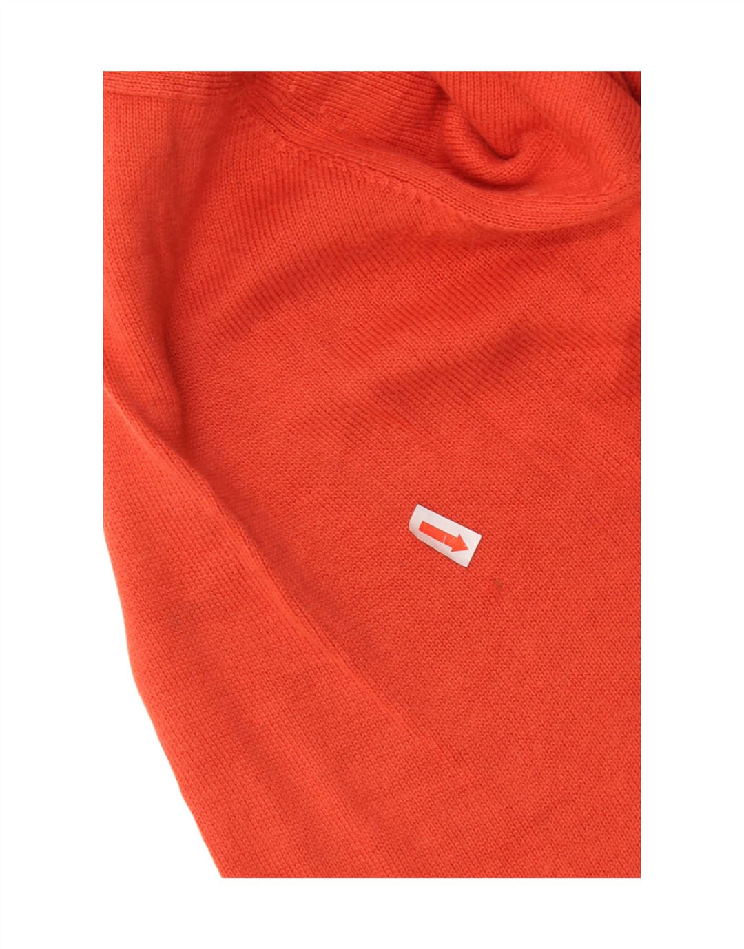 Maglione maglione girocollo da uomo Lacoste taglia 4 cotone arancione medio