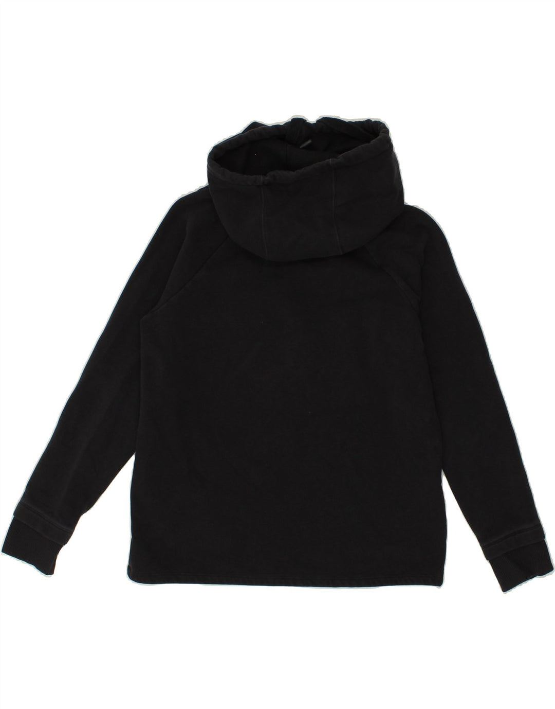 UNDER ARMOUR Womens Oversized Graphic Hoodie Jumper UK 10 Small Black Vintage Under Armour and Second-Hand Under Armour from Messina Hembry 