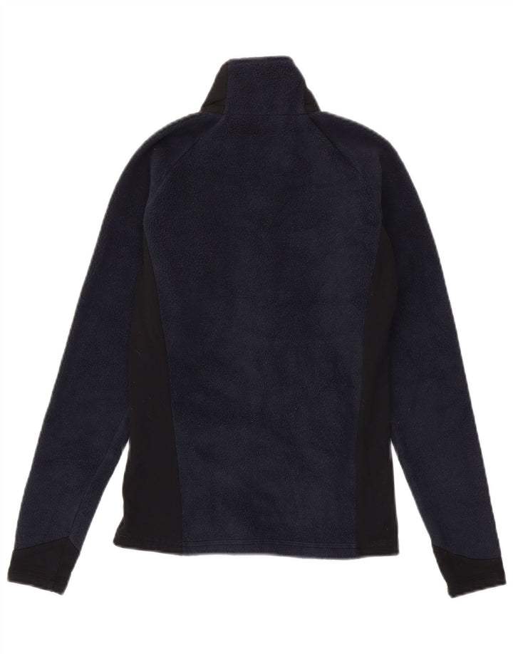 Giacca in pile da donna Kappa UK 6 XS blu navy color block