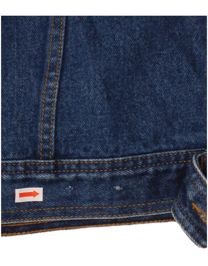 Giacca di jeans da uomo stile denim UK 38 Cotone blu medio
