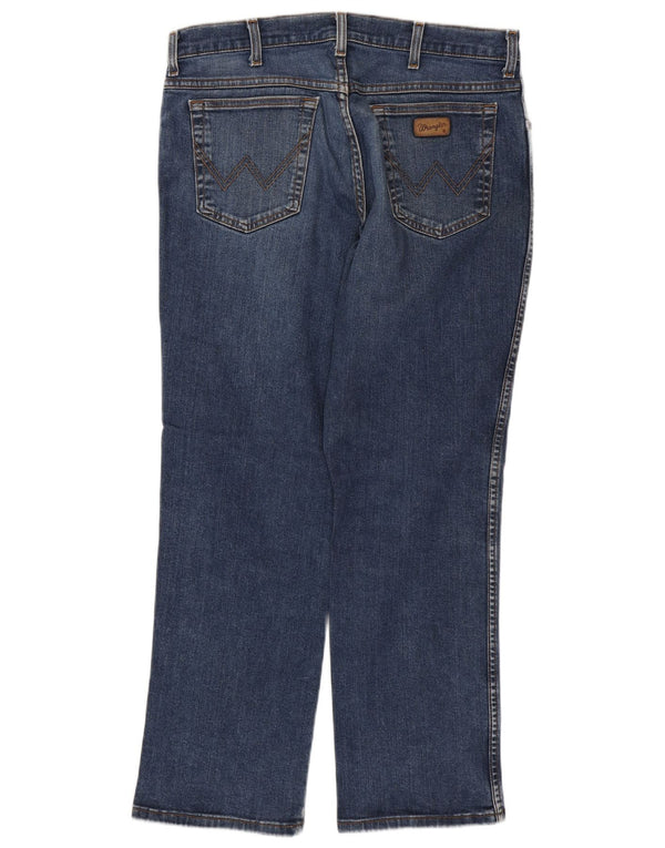 WRANGLER Jeans dritti elasticizzati Texas da uomo W36 L30 cotone blu