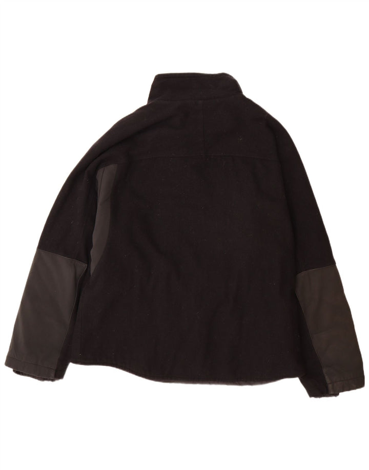 Giacca utility da uomo Tommy Hilfiger UK 44 2XL Lana color block nera