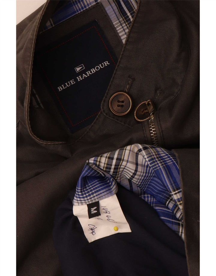 Giubbotto bomber Marks & Spencer da uomo blu Harbour UK 38 grigio medio