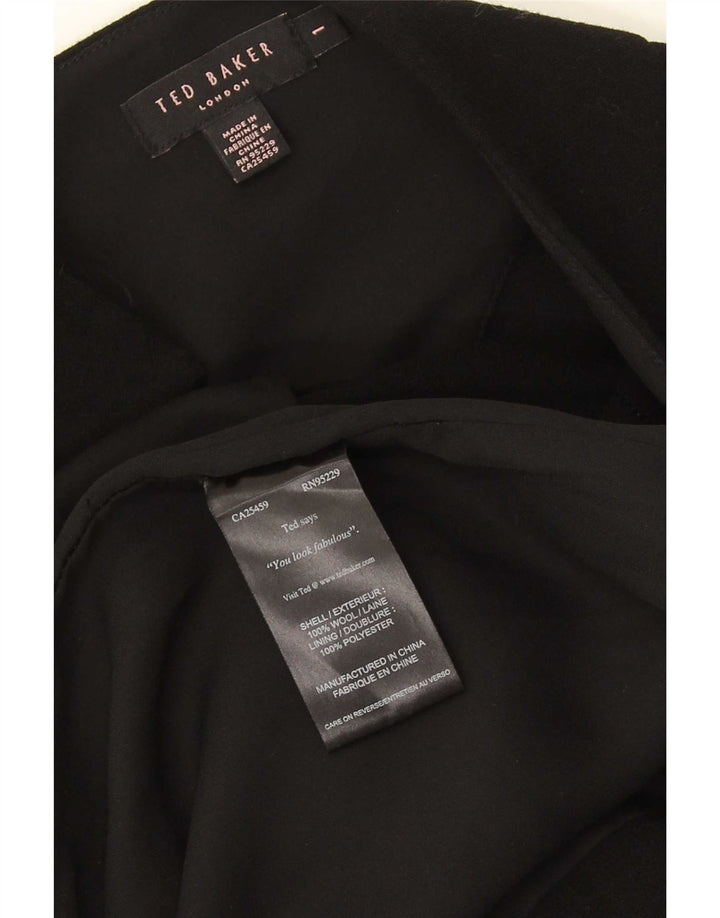Abito aderente da donna Ted Baker taglia 1 XS lana nera
