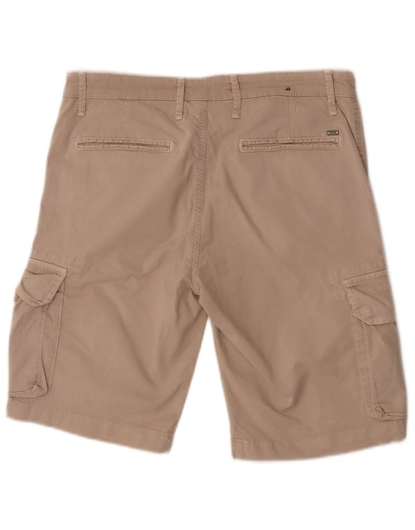Pantaloncini Cargo Uomo Liu Jo IT 46 Small W30 Cotone Beige