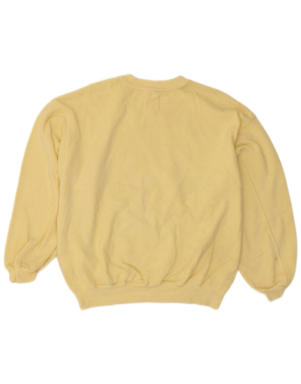 Felpa oversize grafica da donna Billabong UK 14 Medium Giallo