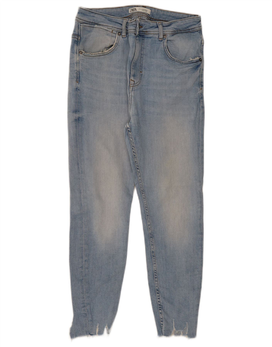 Jeans corti da uomo Zara EU 42 Large W32 L25 Blu