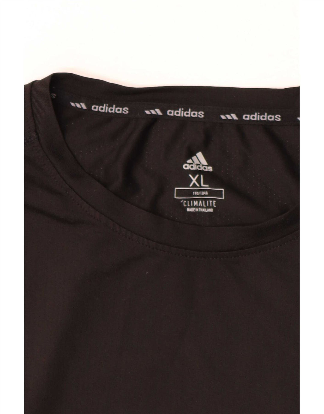 Maglietta Adidas Climalite da uomo XL nera