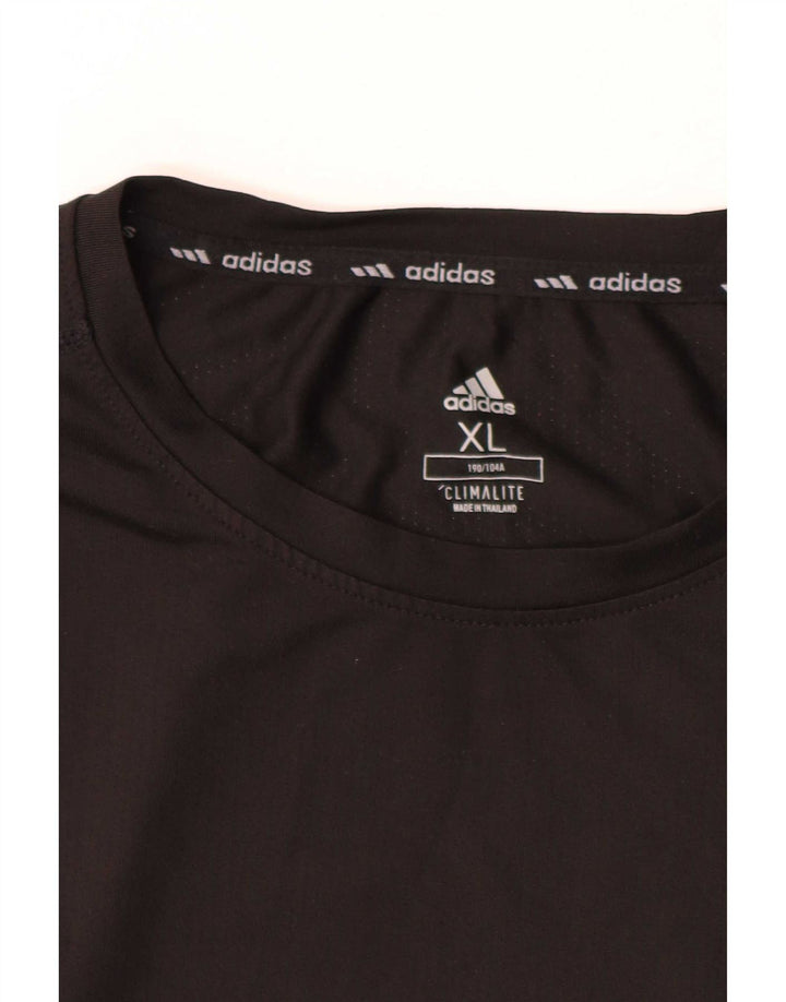 Maglietta Adidas Climalite da uomo XL nera