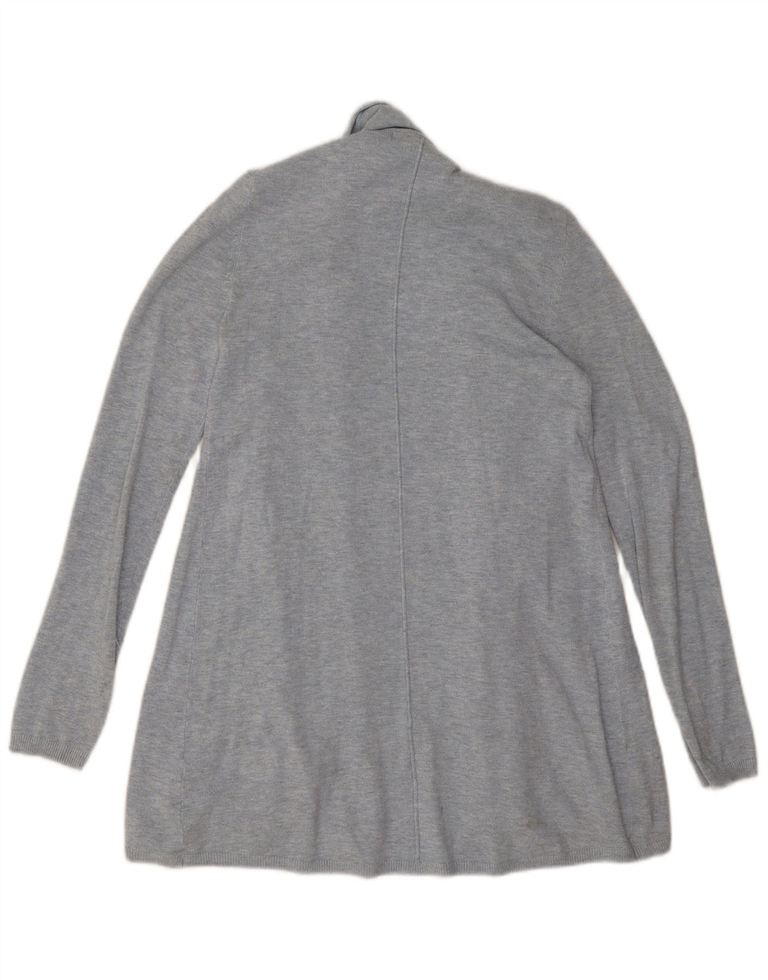 Maglione cardigan aperto da donna Zara UK 14 Viscosa grigio medio