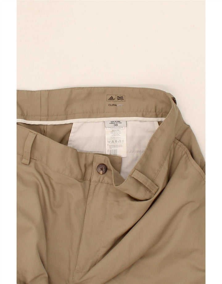 ADIDAS Mens Climalite Straight Casual Trousers W38 L32  Beige Polyester Vintage Adidas and Second-Hand Adidas from Messina Hembry 