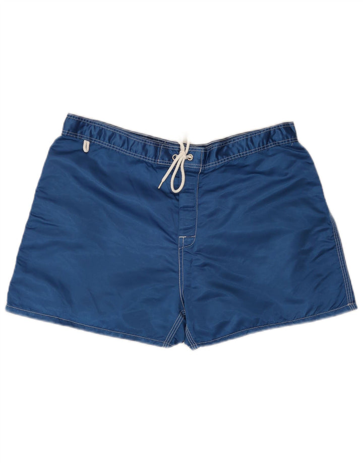 Pantaloncini da bagno da uomo Sundek, nylon a righe grandi blu