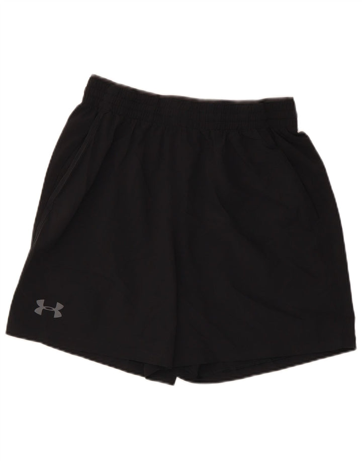 Pantaloncini sportivi da uomo Under Armour piccoli in poliestere nero