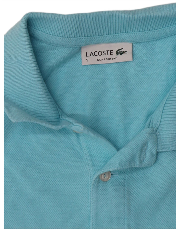 Polo da uomo Lacoste vestibilità classica taglia 5 grande blu