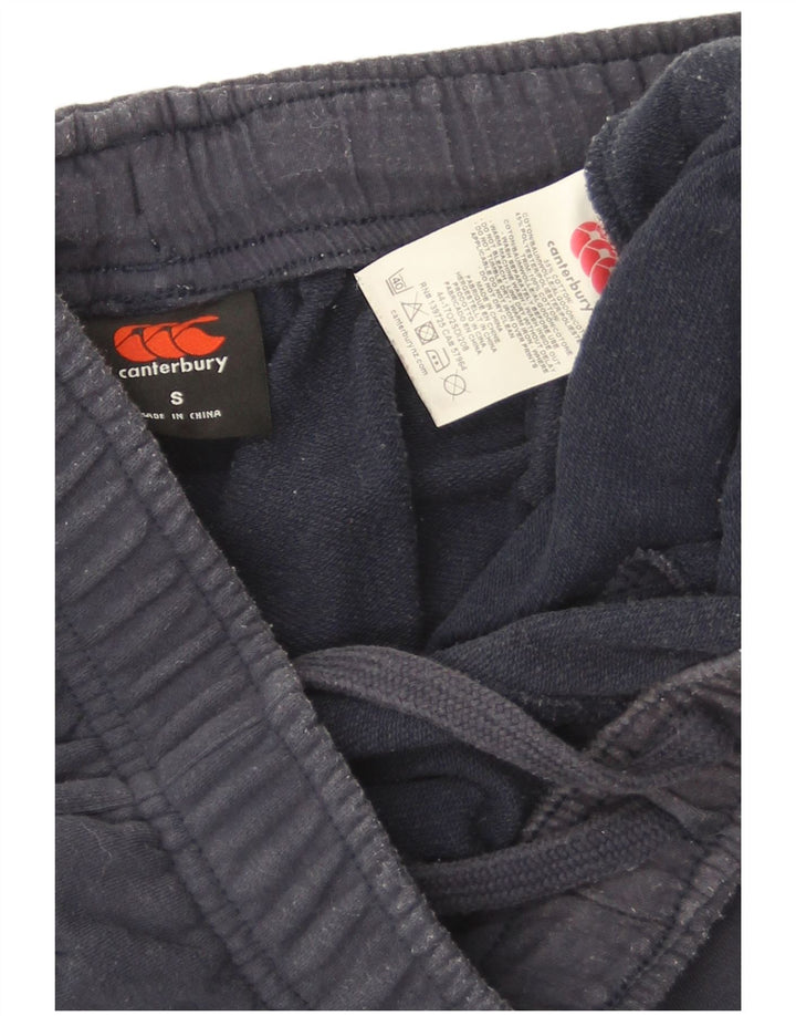 Pantaloncini sportivi grafici da uomo Canterbury piccoli in cotone blu navy