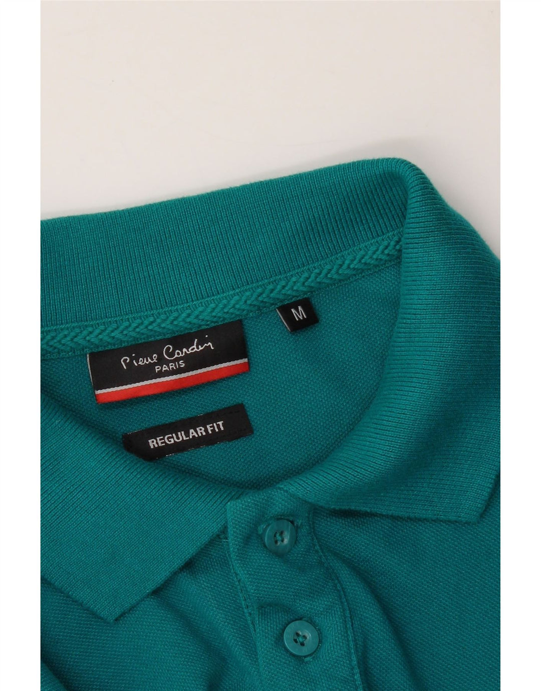 PIERRE CARDIN Mens Regular Fit Polo Shirt Medium Blue Cotton Vintage Pierre Cardin and Second-Hand Pierre Cardin from Messina Hembry 