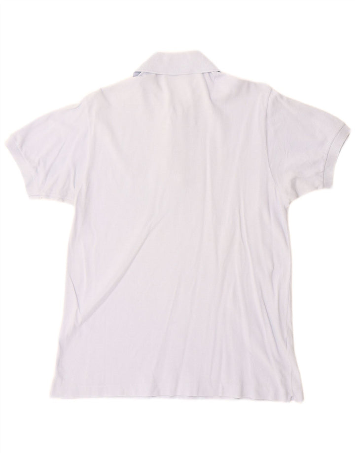 Polo da uomo Lacoste taglia 4 in cotone blu medio