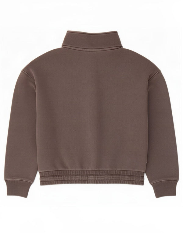 Felpa con grafica oversize da donna Champion, maglione UK 10 piccolo grigio