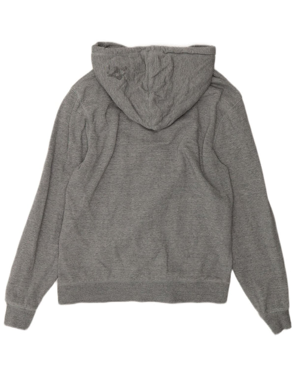 Maglione con cappuccio e zip da uomo Jack Wills in cotone grigio medio