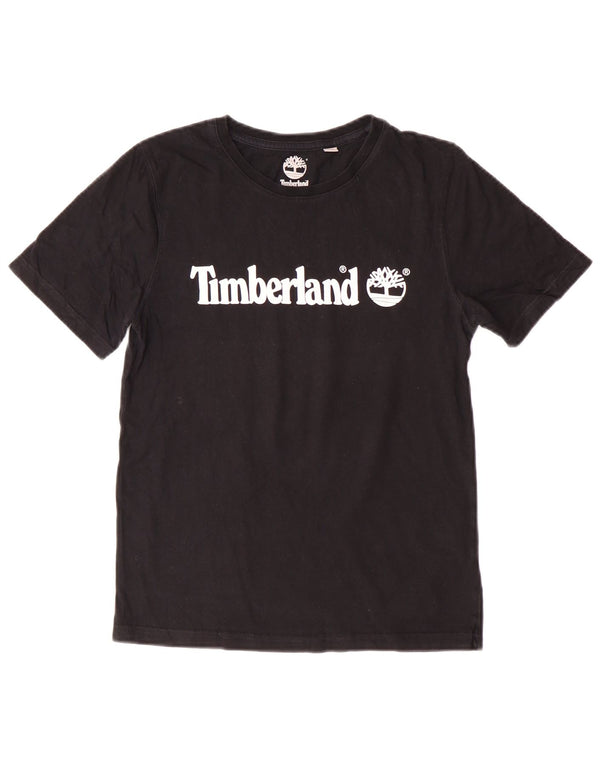 T-shirt grafica per ragazzi Timberland Top 11-12 anni XS cotone nero