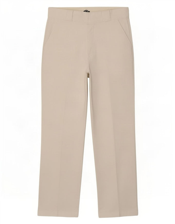 Pantaloni chino dritti da donna Dickies W28 L26 poliestere bianco