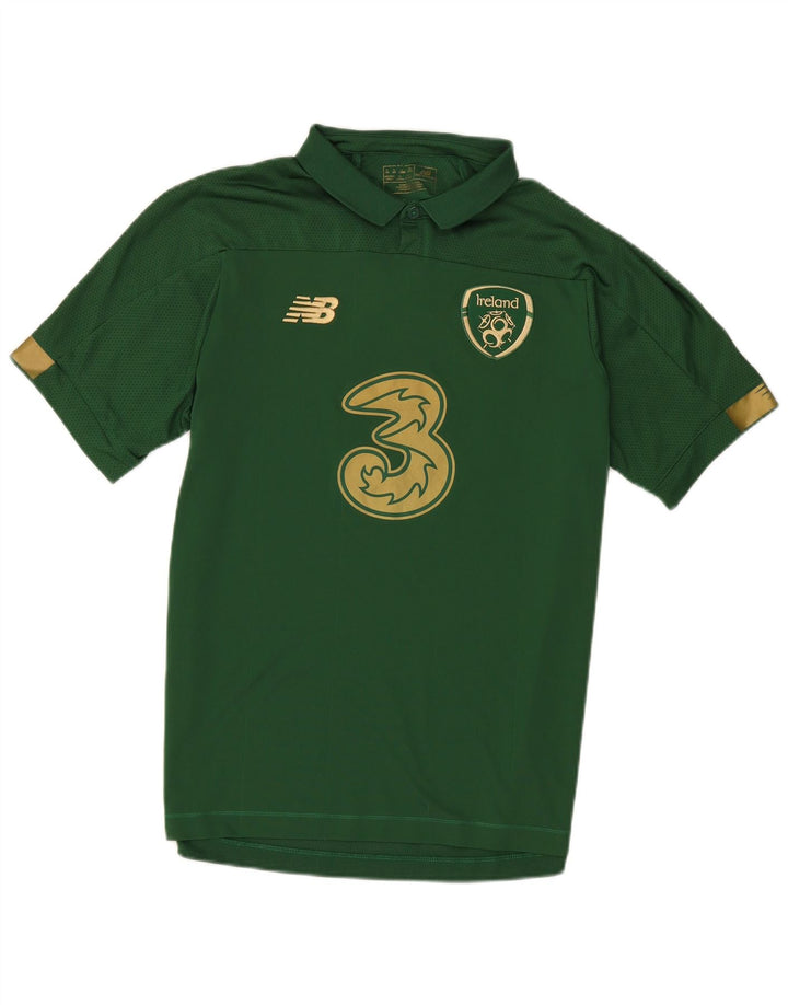 Polo grafica da uomo New Balance grande verde in poliestere